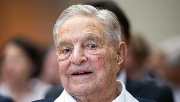 El inversionista y filántropo estadounidense nacido en Hungría, George Soros, recibe el Premio Schumpeter 2019 en Viena, Austria, el 21 de junio de 2019. (Foto de GEORG HOCHMUTH / APA / AFP).
