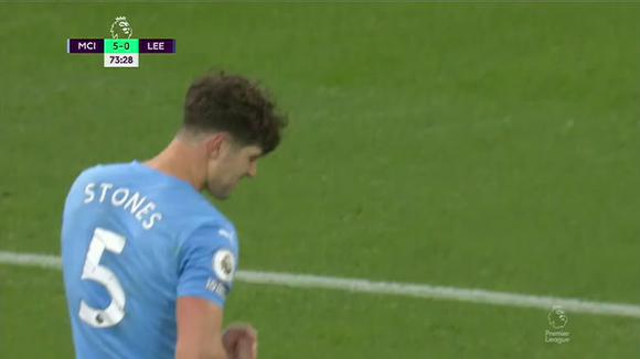 Gol de Stones para el 6-0 de Manchester City vs. Leeds | Video: ESPN.