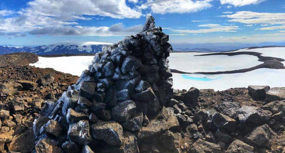 La desaparición del glaciar Ok en Islandia es a causa de la crisis climática (Rice University)