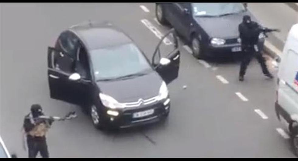 Estos son los atacantes de Charlie Hebdo que mataron a doce personas. (Foto: ‏@JulienCstrd)