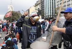 Marchas y ollas populares paralizan Buenos Aires para pedir fin del ajuste | FOTOS