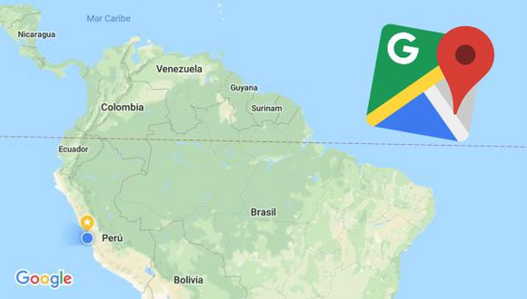 Estos son los tres tipos de fronteras que muestra Google Maps dependiendo del estatus político de cada frontera. (Foto: Google Maps / El Comercio)