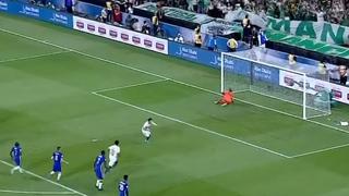 Raphael Veiga marcó de penal el empate de Palmeiras sobre Chelsea por la final del Mundial de Clubes