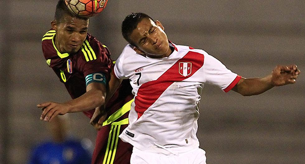 Perú volvió a caer en los mismos errores de siempre, al dejarse empatar en los minutos finales ante Venezuela cuando ya tenía su primera victoria en el Sudamericano Sub 20. (Foto: EFE)