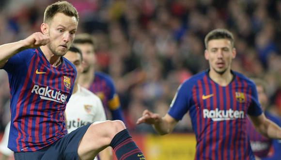 La directiva de Barcelona habría negado una mejora en el contrato a Ivan Rakitic. (Foto: AFP)