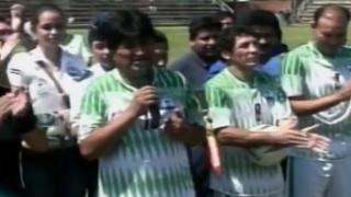 Evo Morales y leyendas del Real Madrid jugaron partido benéfico