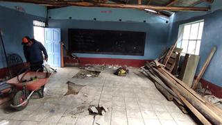Escolares de zonas afectadas por terremoto en Amazonas recibirán clases en salones comunales y parroquiales