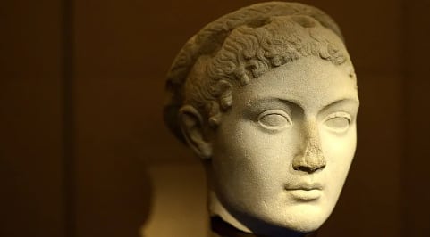 A bust of Cleopatra (69 BC-30 BC)