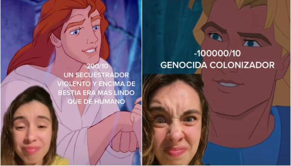 Joven califica qué tan tóxicos son los principes de Disney y es viral | VIDEO (Foto: TikTok/ackermailo).