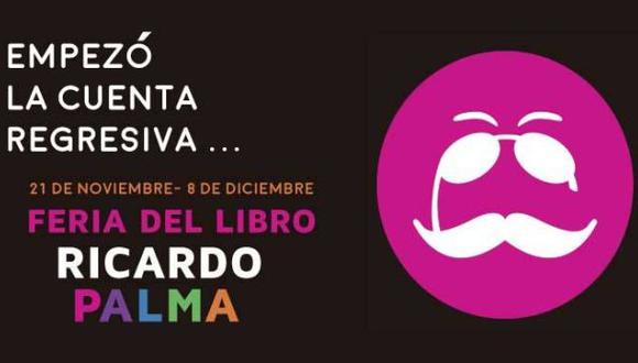 Feria del Libro Ricardo Palma inicia el 21 de noviembre
