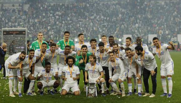 Real Madrid sumó un total de 12 trofeos de la Supercopa de España. (Foto: EFE)