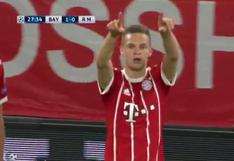 Gol de Joshua Kimmich abre el marcador en el partido Bayern Munich vs Real Madrid