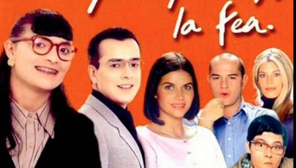 El elenco principal de "Betty la fea", mega éxito del canal RCN de Colombia.