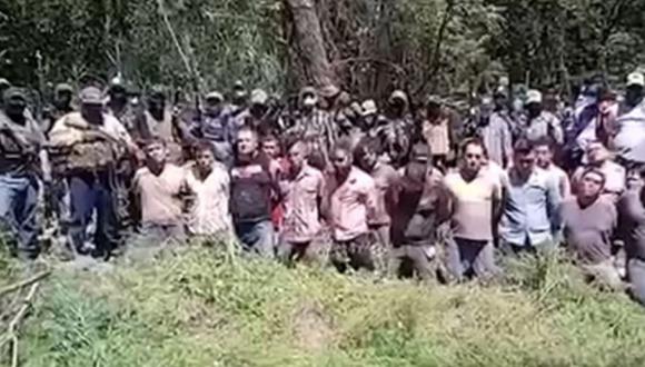 Fotograma del video de la ejecución masiva de miembros de Los Tlacos. (Foto: Captura de video).