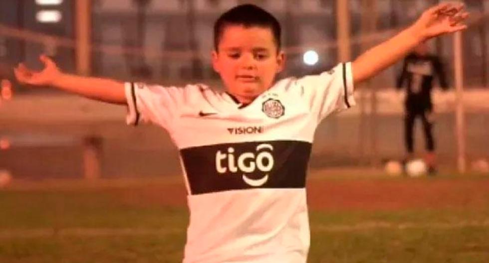 Video viral: niño hincha de Olimpia celebra al mejor estilo de Cristiano Ronaldo tras anotar de penal