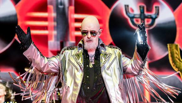 Rob Halford, de 67 años, es la voz icónica de Judas Priest. Él se autodenomina 'el dios del metal' (Foto: Facebook Oficial)
