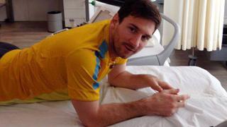 Lionel Messi sobre su lesión: "Volveré pronto, por suerte no fue mucho"
