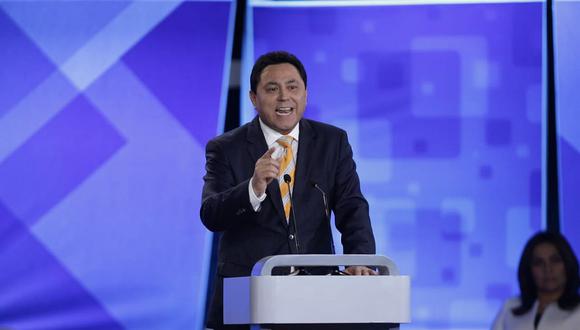 Enrique Ocrospoma es candidato a la alcaldía de Lima por Perú Nación. (Foto: Anthony Niño de Guzmán)