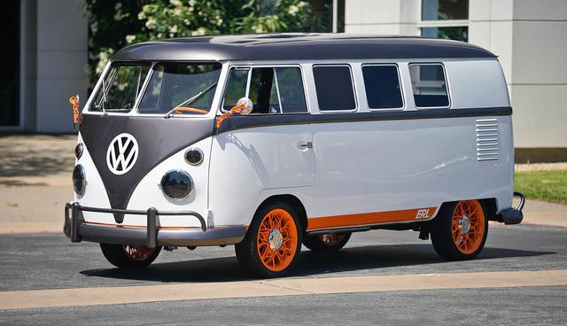 Esta versión futurista del Volkswagen Combi está inspirado en el modelo clásico de 1962. (Fotos: Volkswagen).