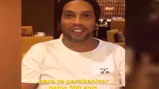 Ronaldinho a Lionel Messi: "Yo te regalé el primer gol" [VIDEO]