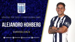 Alianza Lima se despidió de Alejandro Hohberg: "Los mejores éxitos"