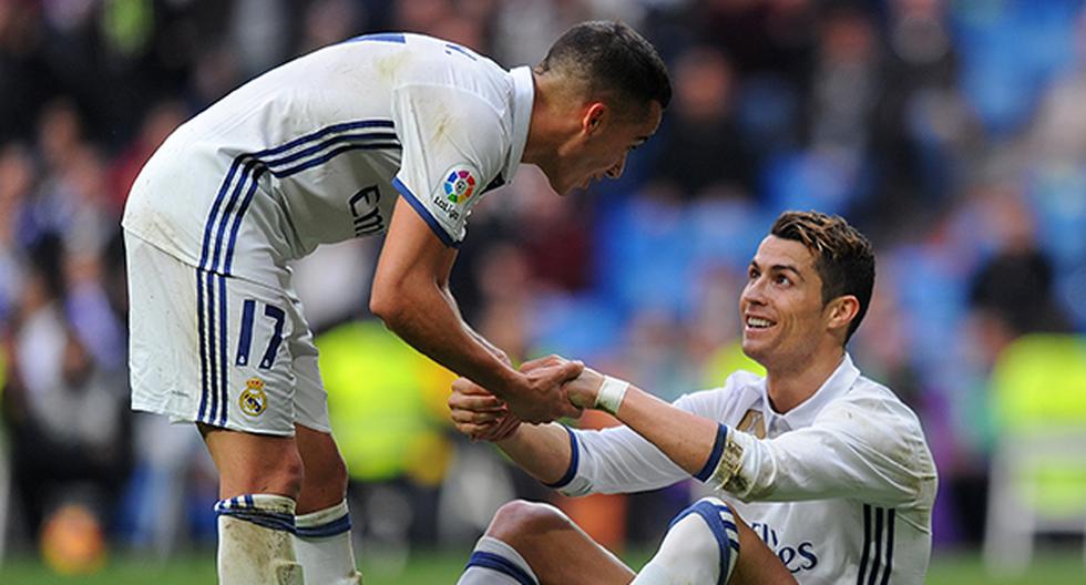 Cristiano Ronaldo no se percató que fue filmado cuando le jugó una broma a su excompañero en Real Madrid Diego López, actual arquero del Espanyol. (Foto: Getty Images)