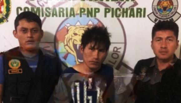Jhonatan Juan Vivanco Escalante fue capturado por la PNP. (Foto: PNP)