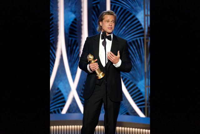 Brad Pitt en la 77 edición de los Globos de Oro 2020.