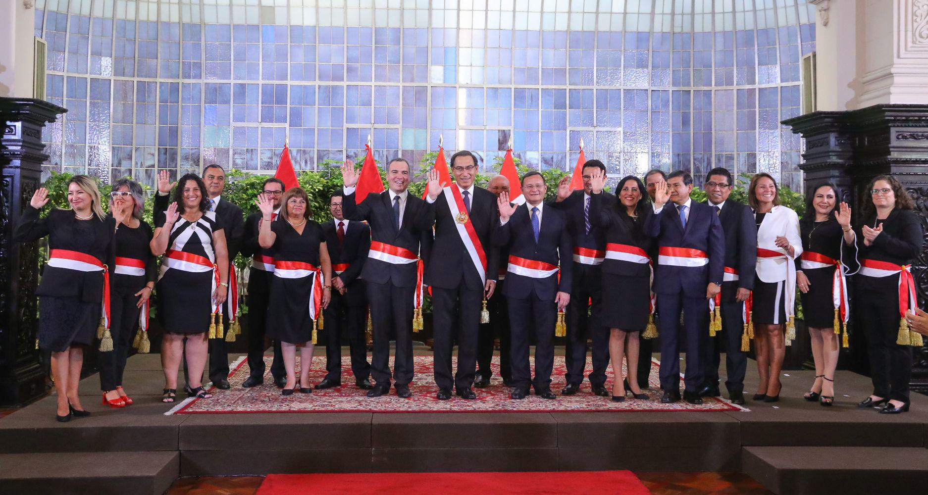 En estos días comenzarán los rumores de cambios en el Gabinete hacia 28 de julio. (Foto: Presidencia)