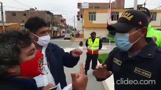 La Libertad: alcalde de Moche se negó a obedecer órdenes de la policía | VIDEO