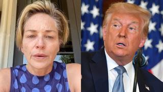 Sharon Stone ataca a Donald Trump por el coronavirus: “No voten por un asesino” | VIDEO
