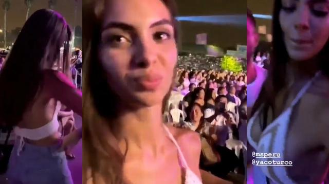 Natalie Vértiz bailó en el concierto de Gianmarco Zignago y se reencontró con otros famosos. Fotos: Instagram.