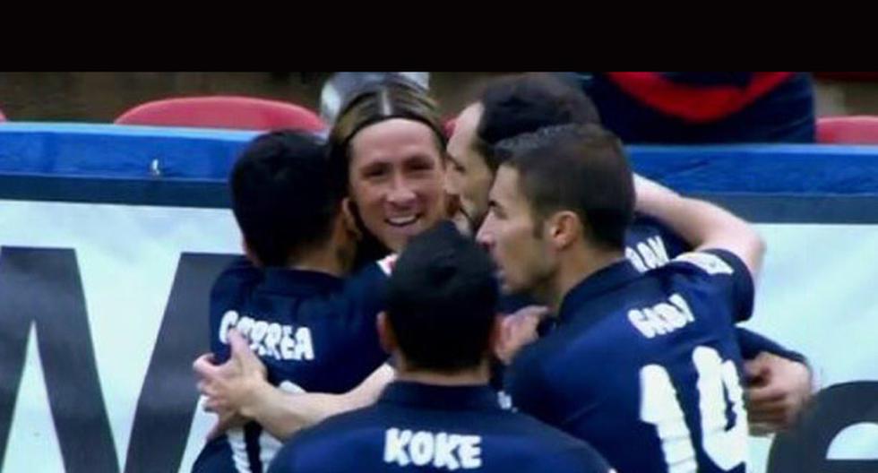 Fernando Torres anotó el primer gol del partido para la victoria parcial del Atlético de Madrid sobre el Levante. (Video: Canal +)