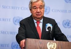 Guterres dice que 6 meses de guerra llevan a “una pérdida de fe en las normas globales”