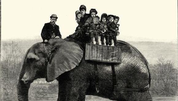 Jumbo era muy popular entre los niños, incluyendo los hijos de la Reina Victoria. (Foto: Wiki Commons).