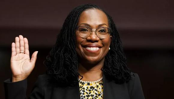 Ketanji Brown Jackson, la nueva jueza de la Corte Suprema de Estados Unidos. (Getty Images).