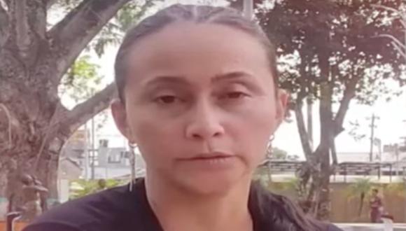 María Aderlinda Forero, la mujer que vivió 11 años con una aguja e hilo en su vientre. (Foto captura: 5 minuta shqip / YouTube).