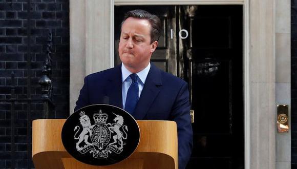 David Cameron anunció su dimisión tras victoria del Brexit