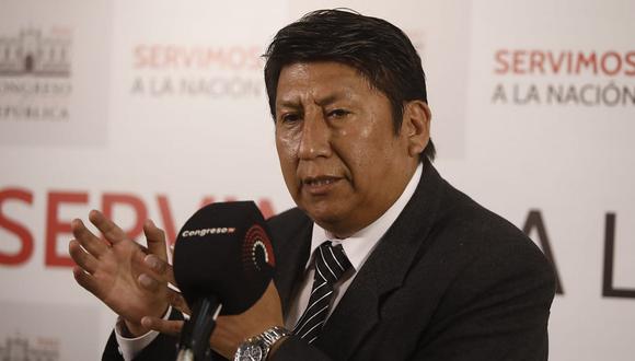 Waldemar Cerrón insistió en que se debe consultar una asamblea constituyente. (Foto: GEC)