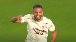Universitario aumenta su ventaja: gol de cabeza de Di Benedetto contra Santa Fe | VIDEO