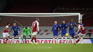 Arsenal vs. Chelsea: golazo de tiro libre de Granit Xhaka para el 2-0 de los ‘Gunners’ | VIDEO