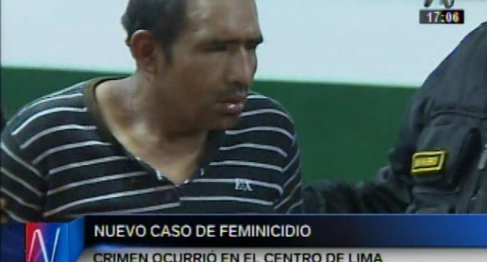 Los celos llevaron a un hombre a matar a su conviviente en el Centro de Lima. (Foto: Captura)