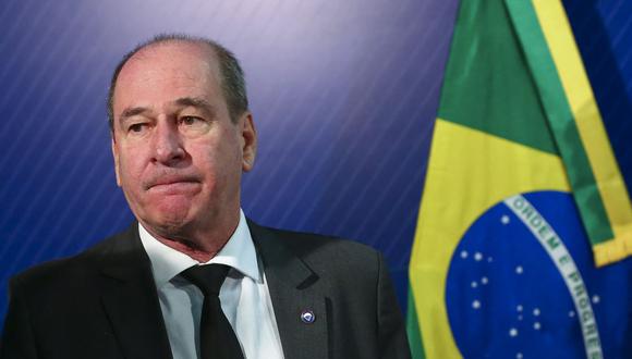 El renunciante ministro de Defensa de Brasil Fernando Azevedo e Silva. (Foto: Sergio LIMA / AFP).