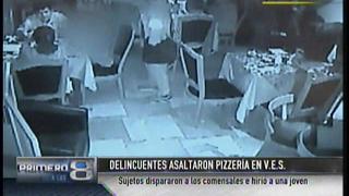 Universitaria herida de bala durante asalto a pizzería en VES