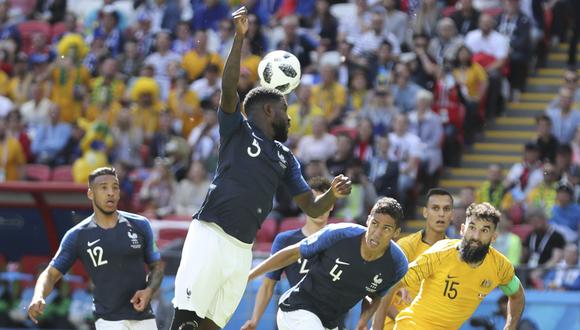 Francia vs. Australia: Umtiti propició penal y Socceroos marcaron en Rusia 2018. (Foto: AFP)