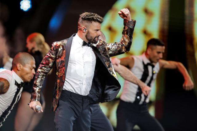 Ricky Martin en Viña del Mar 2020. Foto: AFP