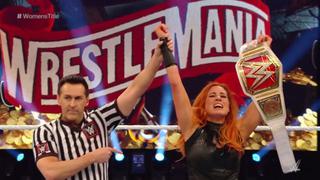 ¡Sigue reinando ‘The Man’! Becky Lynch venció a Shayna Baszler en WrestleMania 36