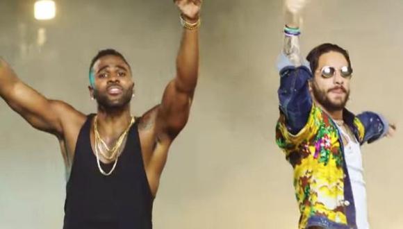 Maluma y Jason Derulo interpretan "Colors". (Foto: Captura de pantalla)