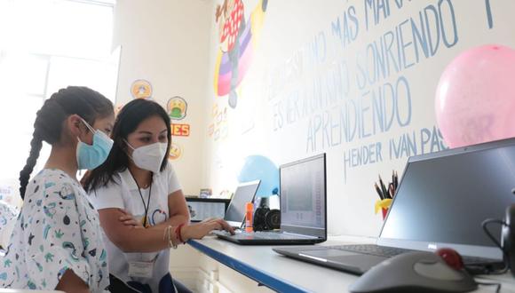 El INSN de Breña señaló que el servicio de pedagogía se brindará a los niños hospitalizados o en tratamiento ambulatorio que fueron referidos desde diferentes centros médicos. (Foto: INSN)