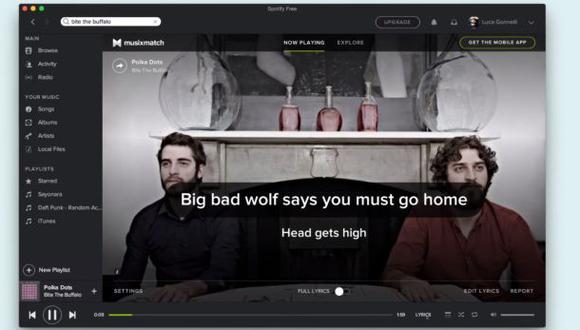 Spotify convierte tu computadora en un ‘karaoke’
